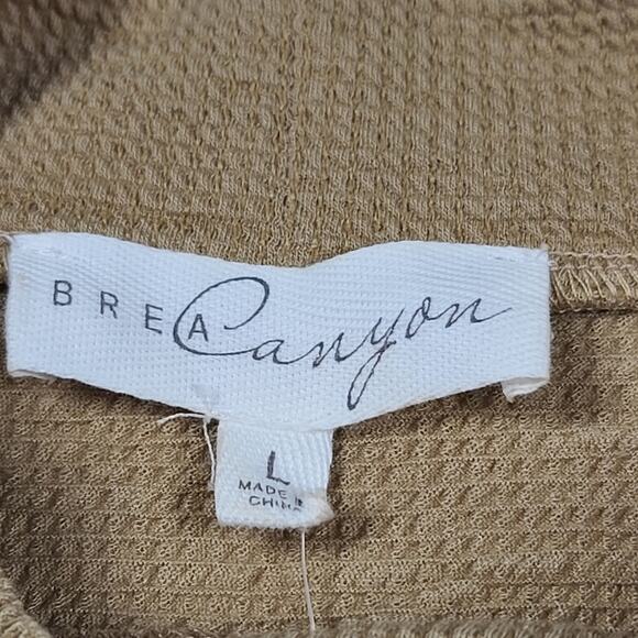 Brea canyon Stitch Fix Textured keyhole long sleeve top Size Large - Picture 5 of 10